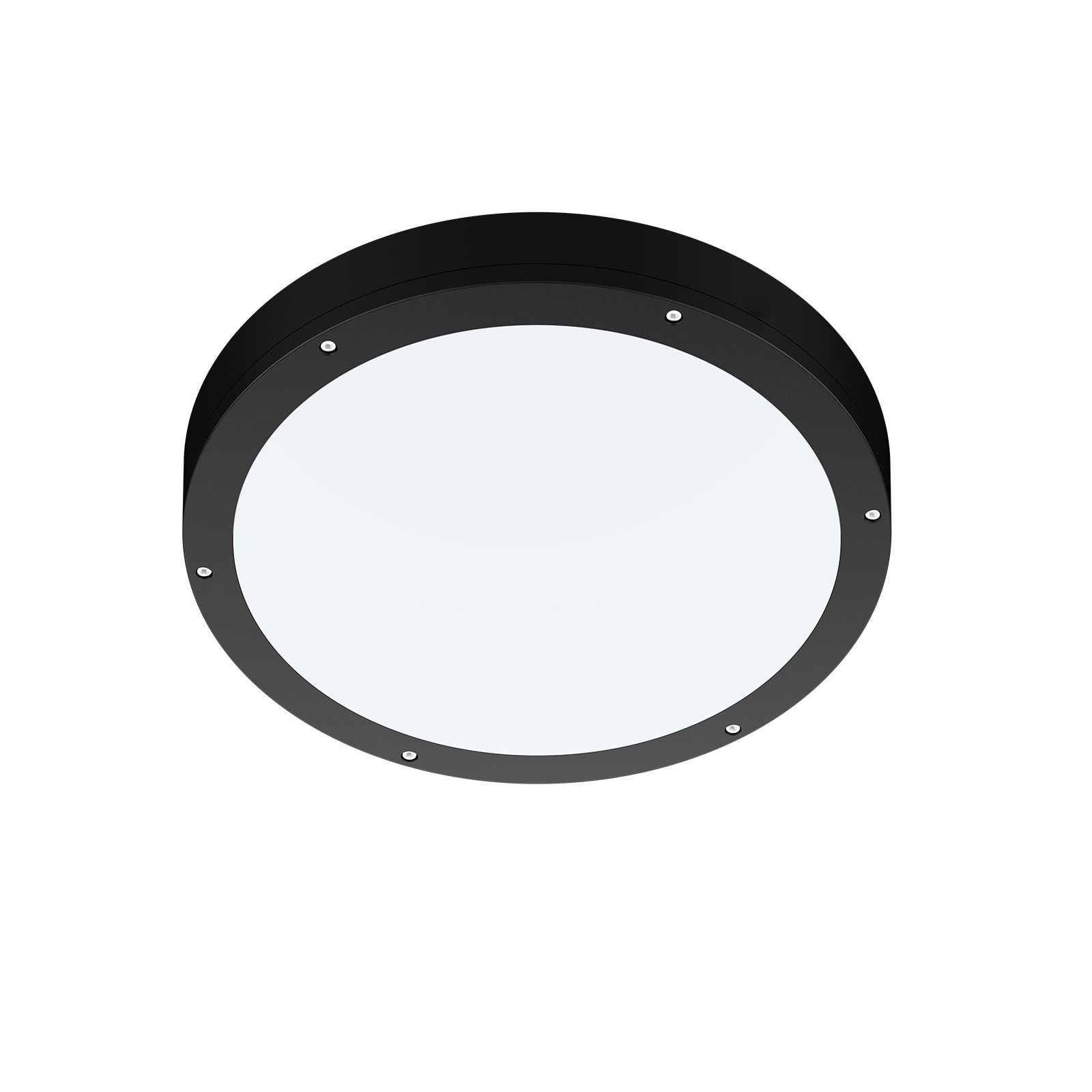 Hublot LED rond Noir AL91 25W ø275 4000K 110° 2140-2420L