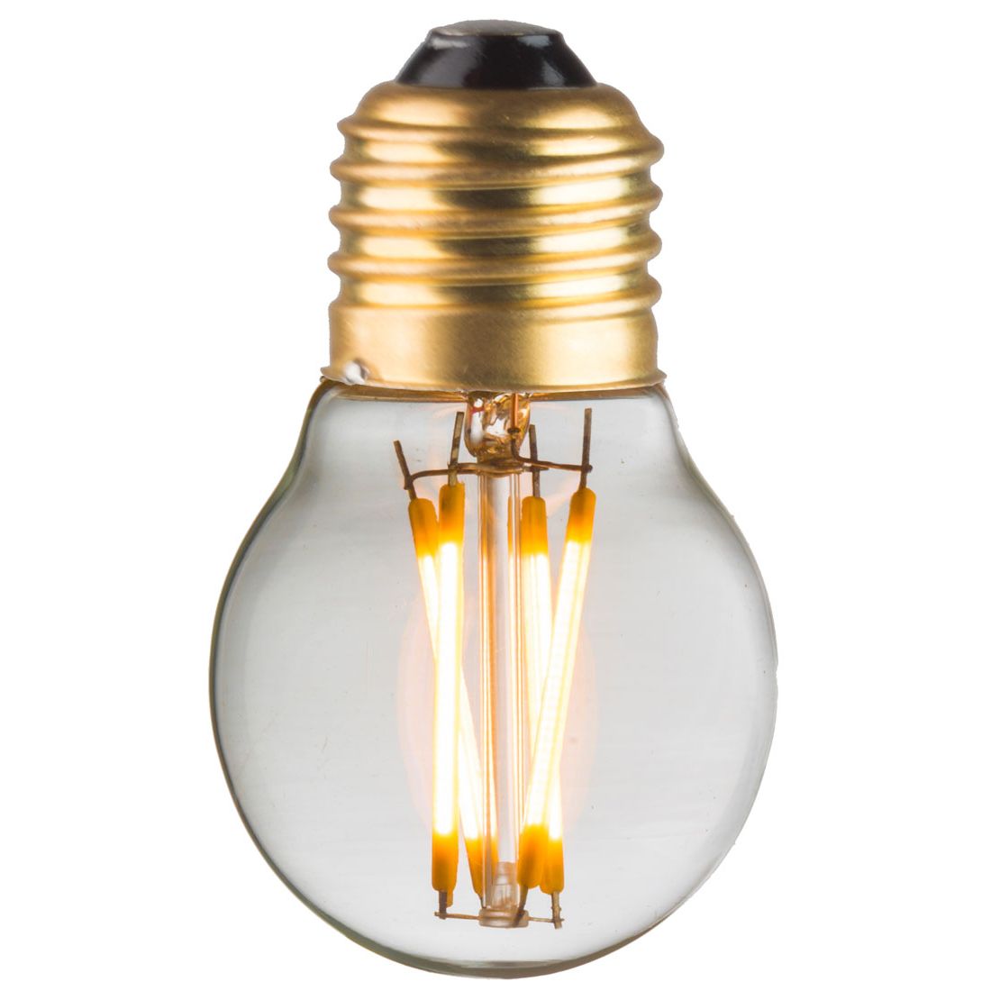 Ampoule LED Fil. mini sphér. P45 3000K 420L4W E27 dim.