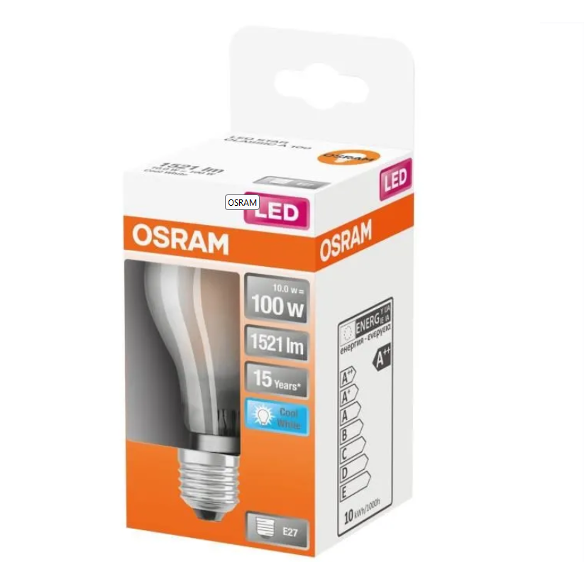 Ampoule LED A60 opale 4000k 11W 1521L E27