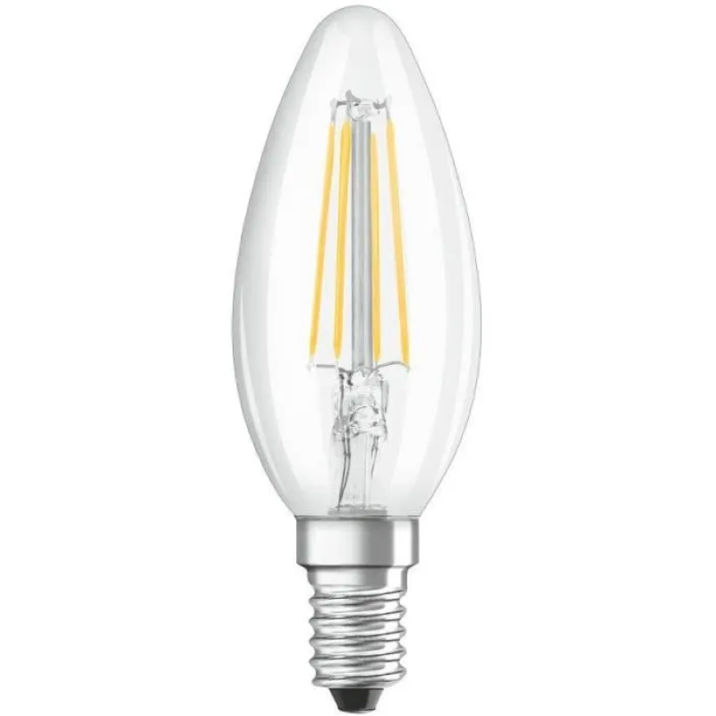 OSRAM Ampoule LED Flamme clair filament 4W=40 E14 chaud