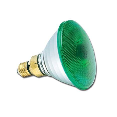 Ampoule incand. PAR38 ø120mm Verte 80W E27