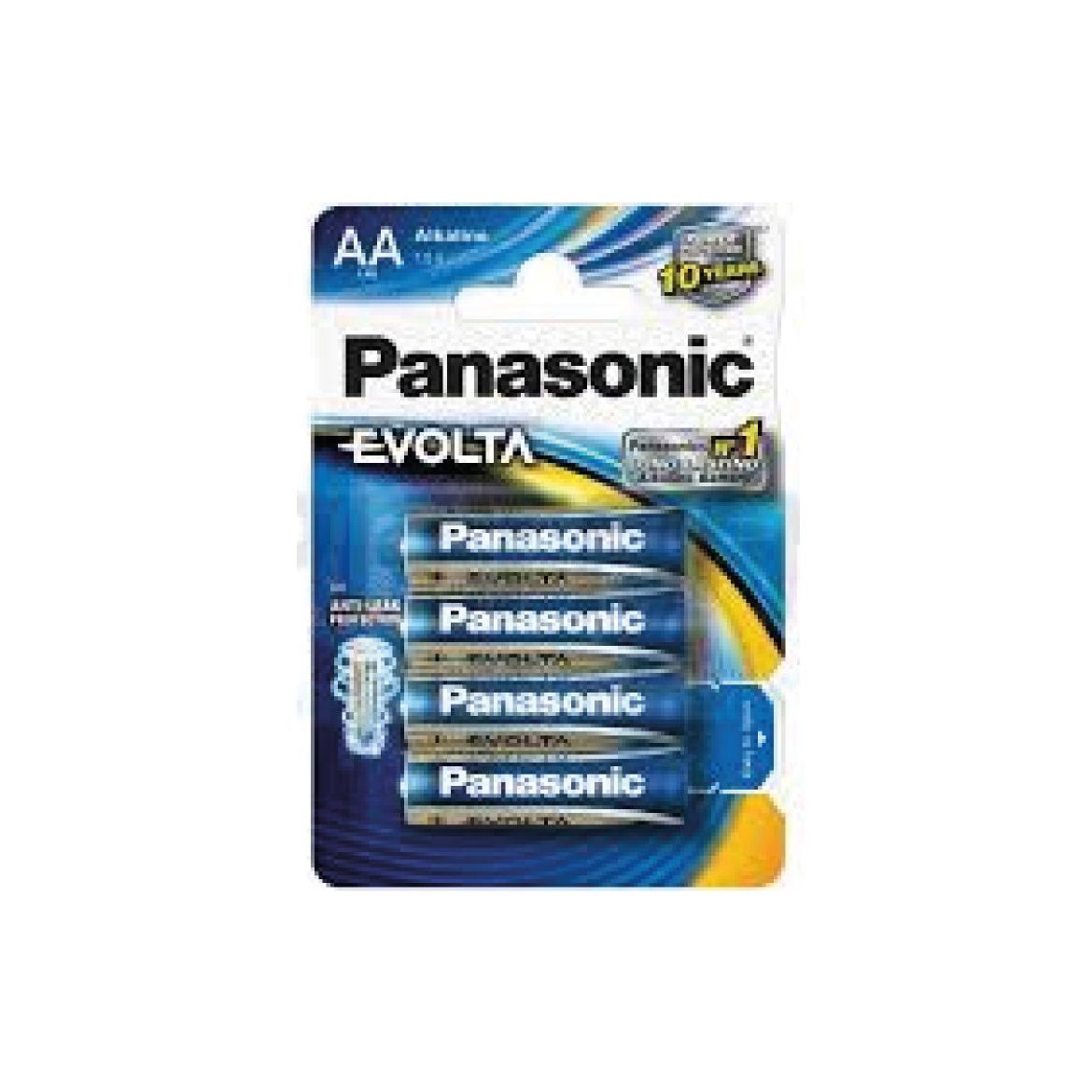 Pile Alcaline Panasonic LR6 AA EVOLTA -x4