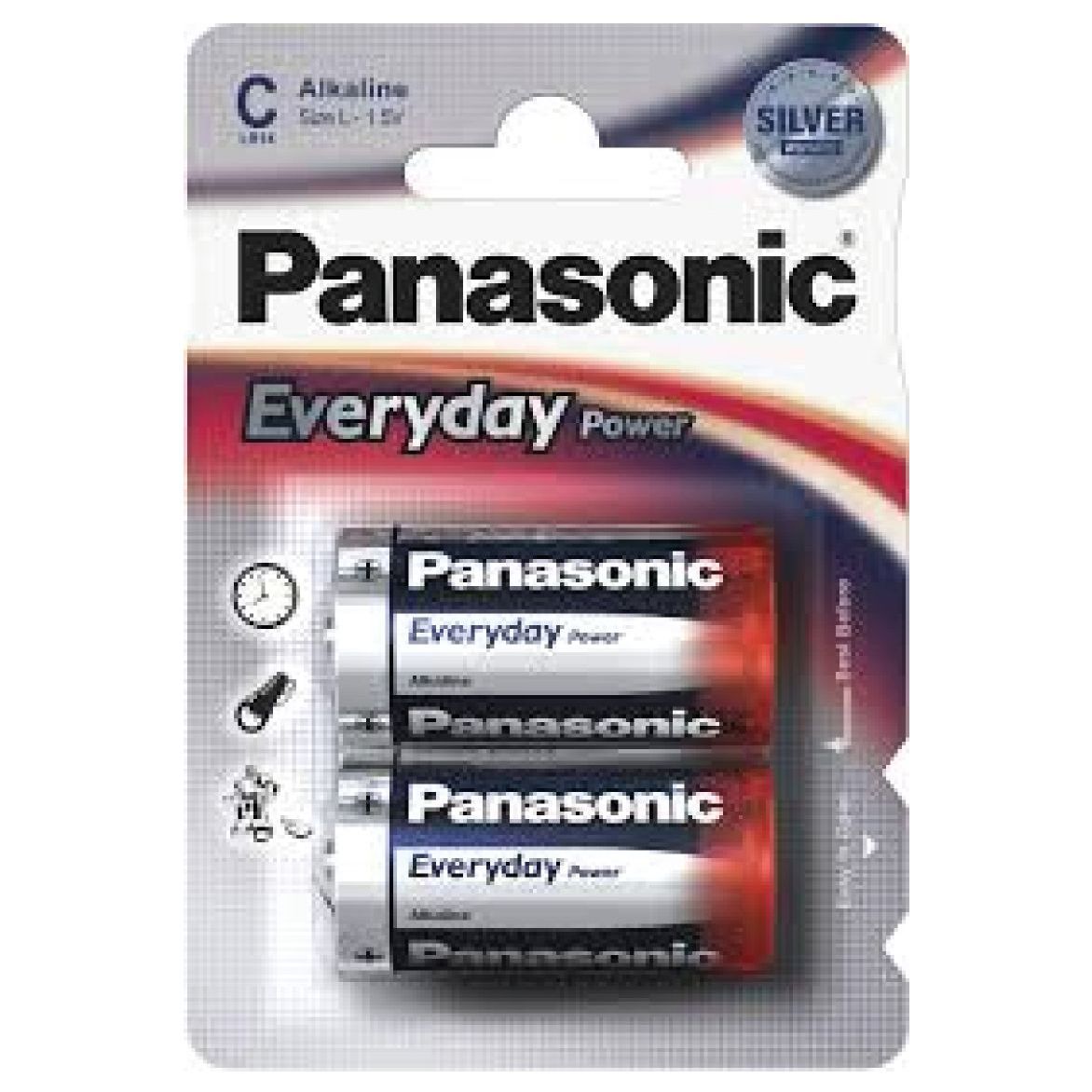 Pile Alcaline Panasonic LR14 C EVERYDAY -x2