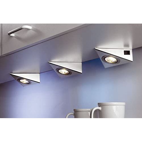 Spot encastré LED triangle intégrée 3000k IP20 140L 7W - 3x2W
