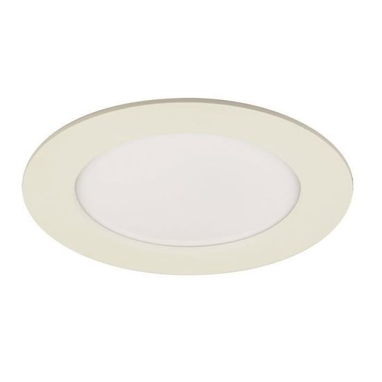 Downlight LED Rond Fixe 14,5W PVC Blanc 3000K