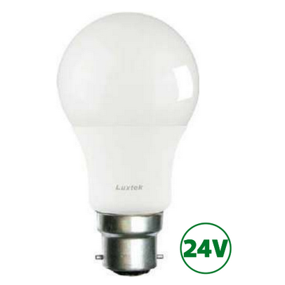 Ampoule LED A60 24V 4000K 9W 850L B22