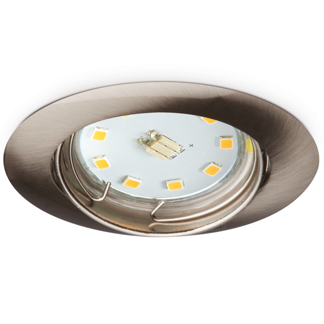 Rondelle métal ronde basculant OH24 - Chrome mat