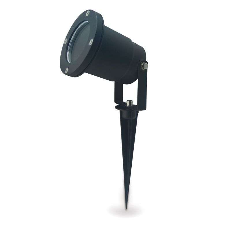 Projecteur de jardin BLAKE LED GU10 IP65 acier noir