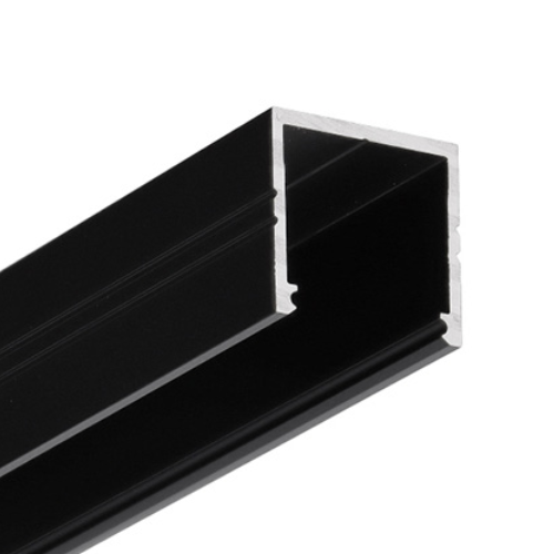 Profilé LED SMART16 BC3/U4 2m noir anodisé