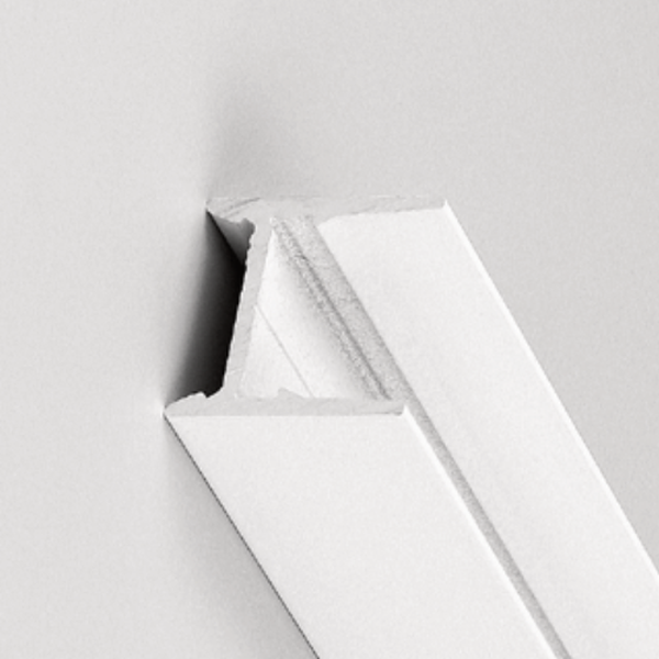 Profilé LED LEVEL12 C/U1 2m blanc painted /plastic bag