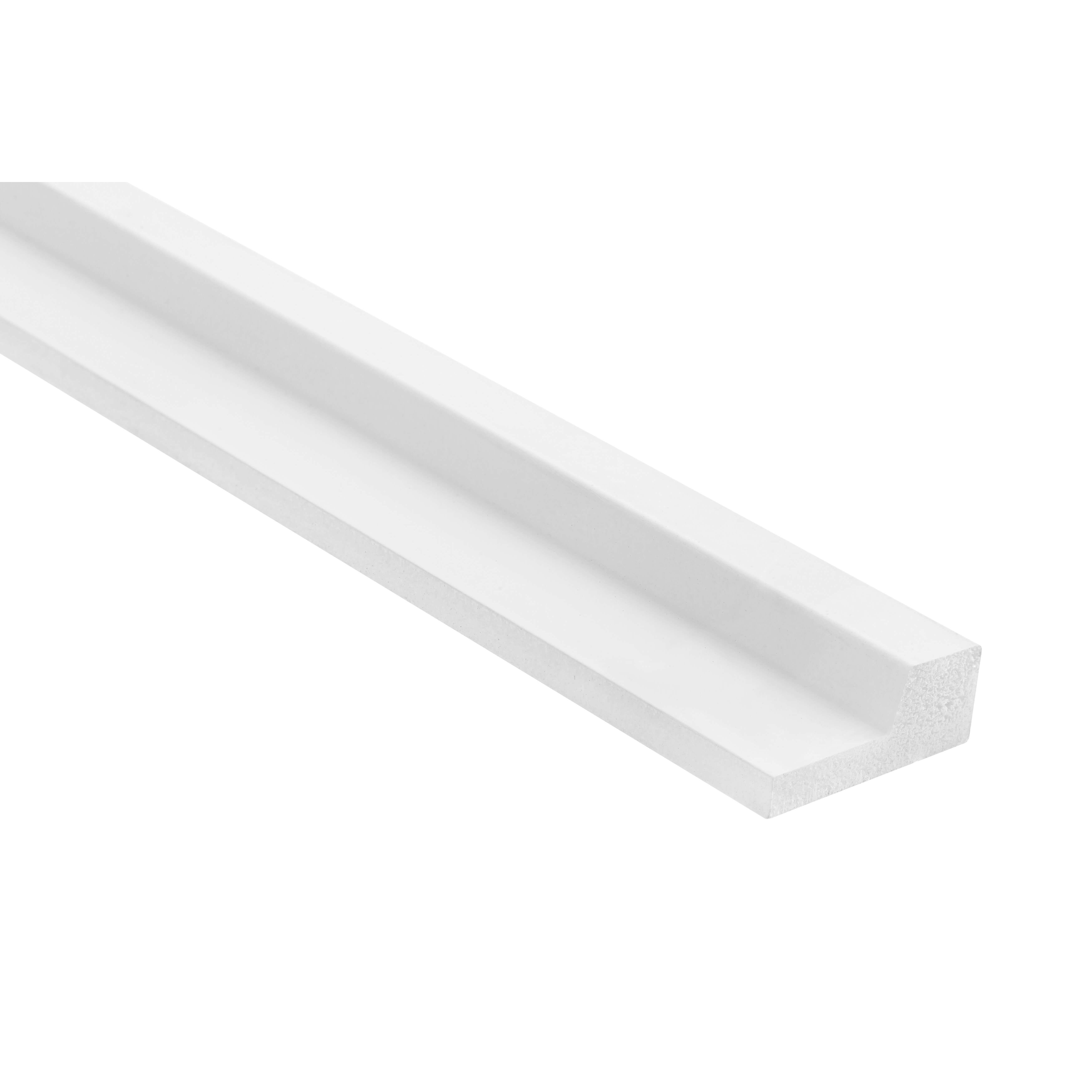 Panneau decor lamelli blanc droite