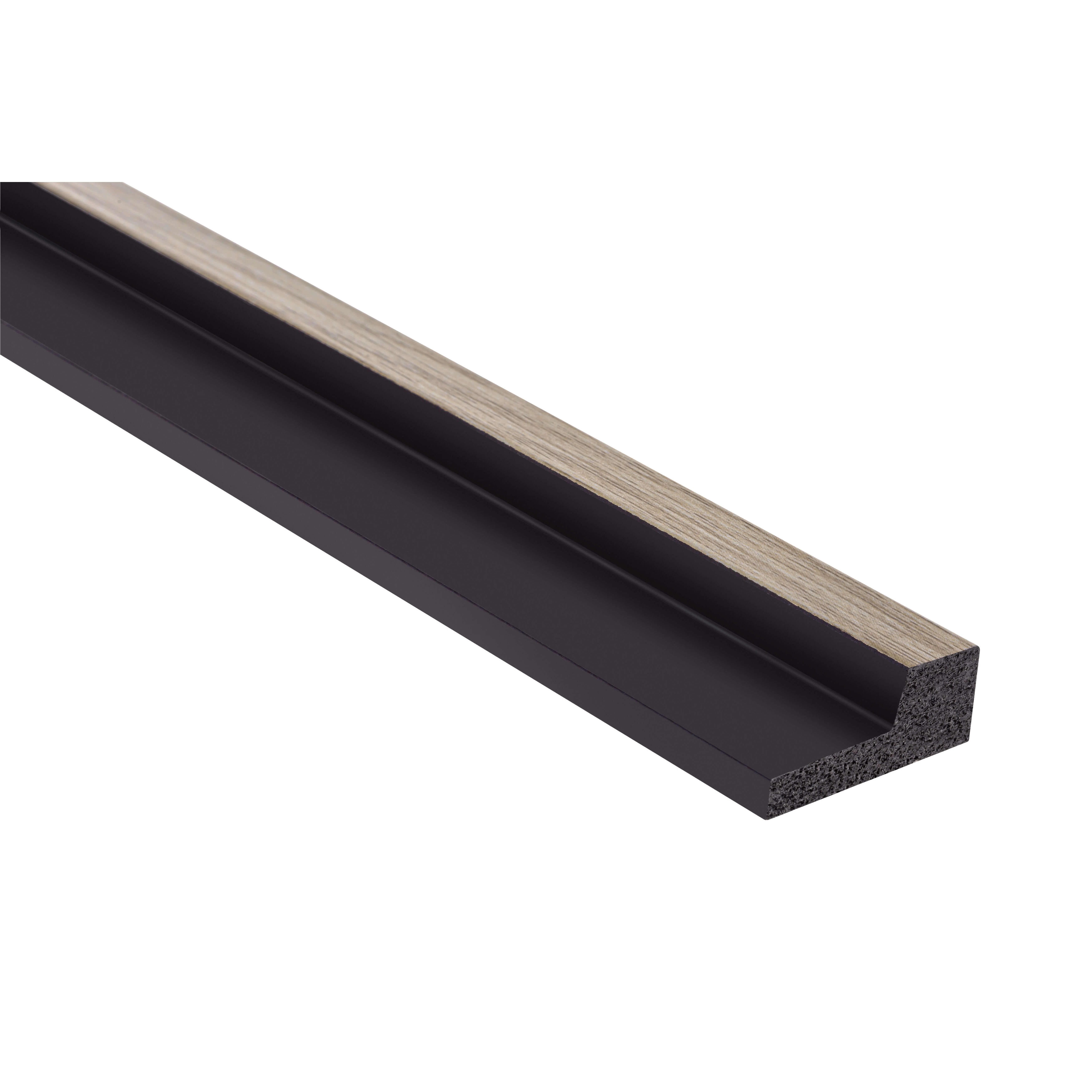 Panneau decor lamelli gris droite