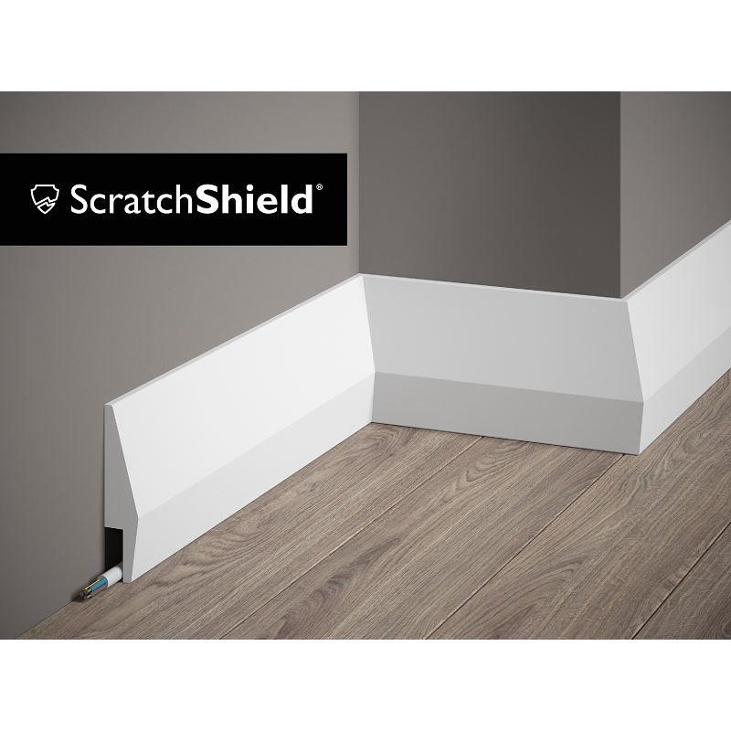 Moulure Plinthe passe câble MD016 2M - STANDARD