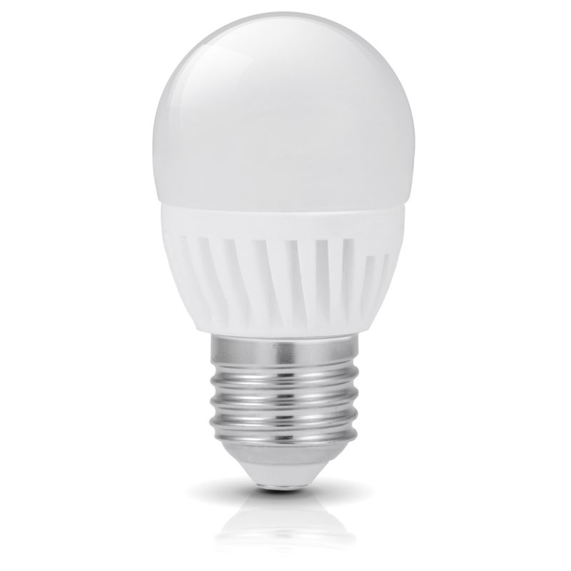 Ampoule LED SMD mini sphér. P45 opale 3000K 9W 900L E27