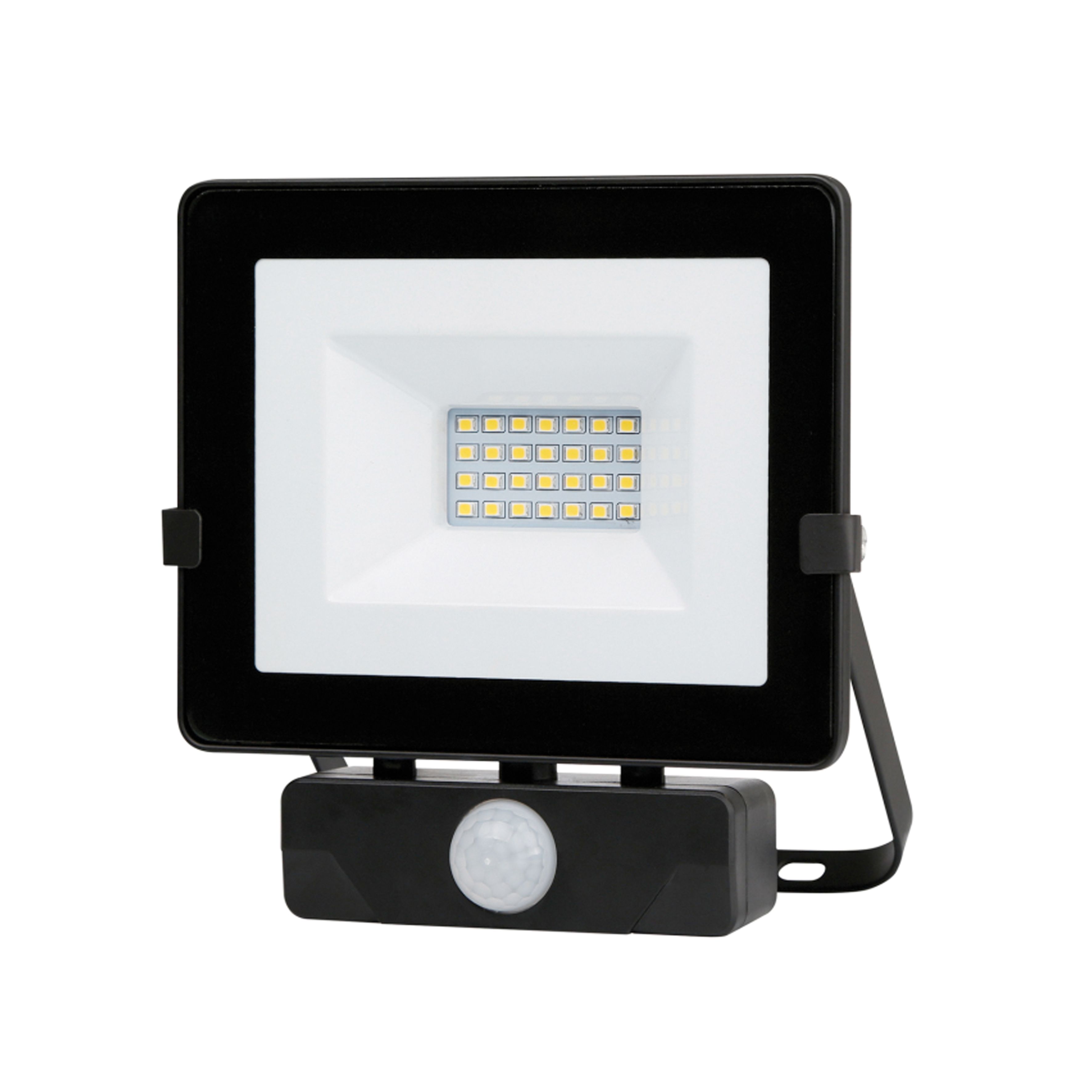 Projecteur LED MHNC IP65 4000K 20W 1800L IRC80 avec détecteur