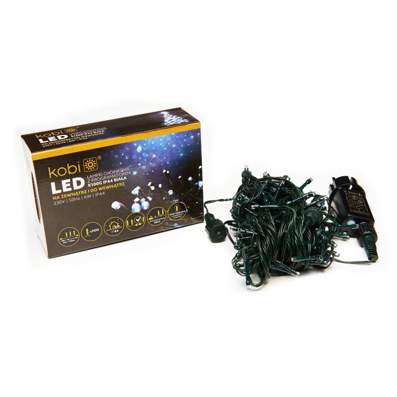 Guirlandes LED avec programmateur IP44 10+3M 6W 230V