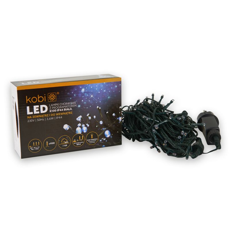 Guirlandes LED avec programmateur IP44 10+3M 3.6W 230V