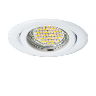 Rondelle métal ronde basculante - Blanche