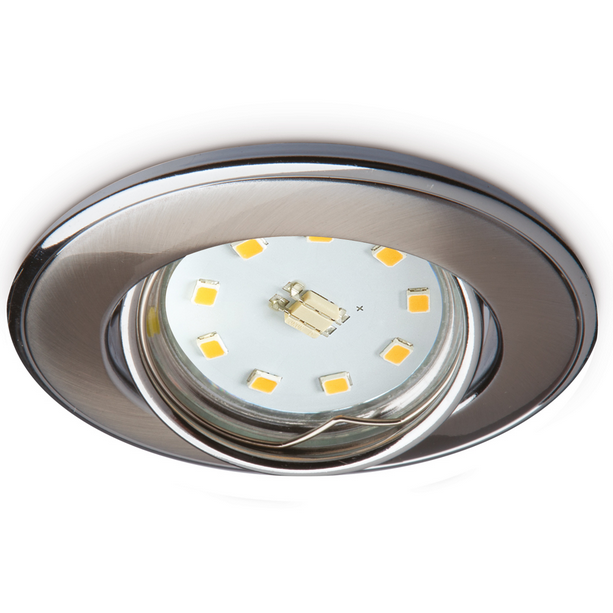 Rondelle ronde OH115 finition chrome mat basculant