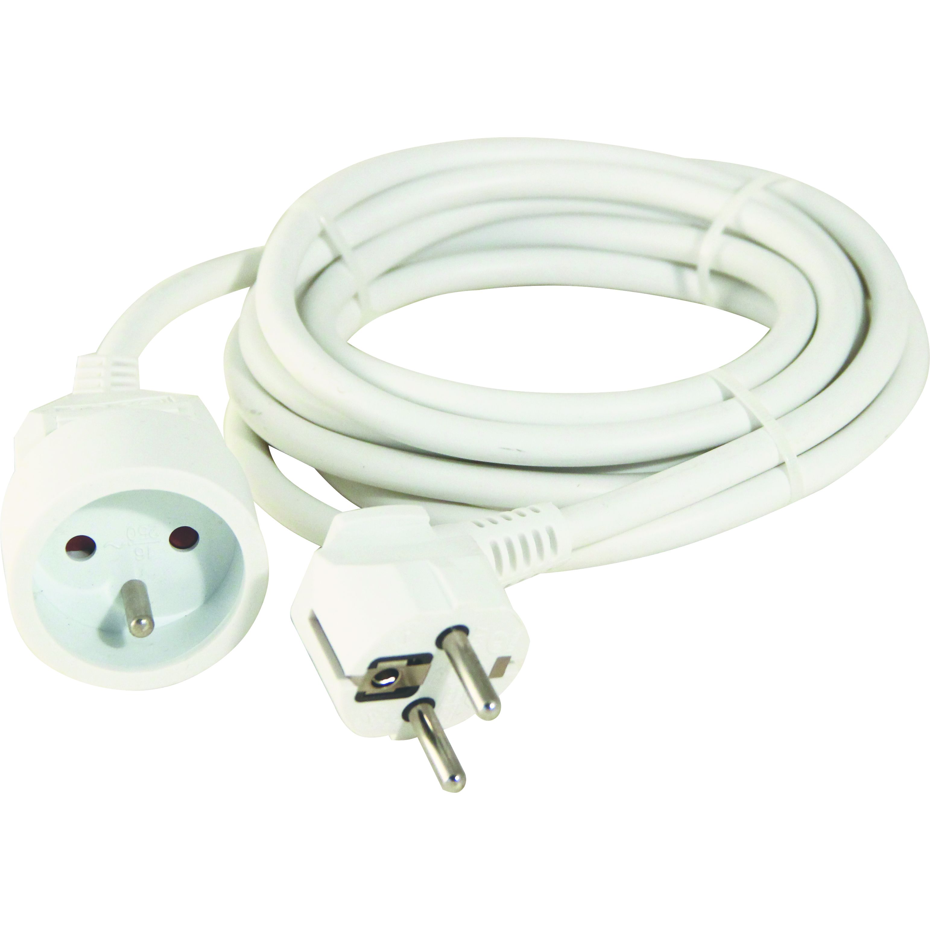 Prolongateur 3 mètres, 16A H05VV-F3G1.5MM2, NF,CE