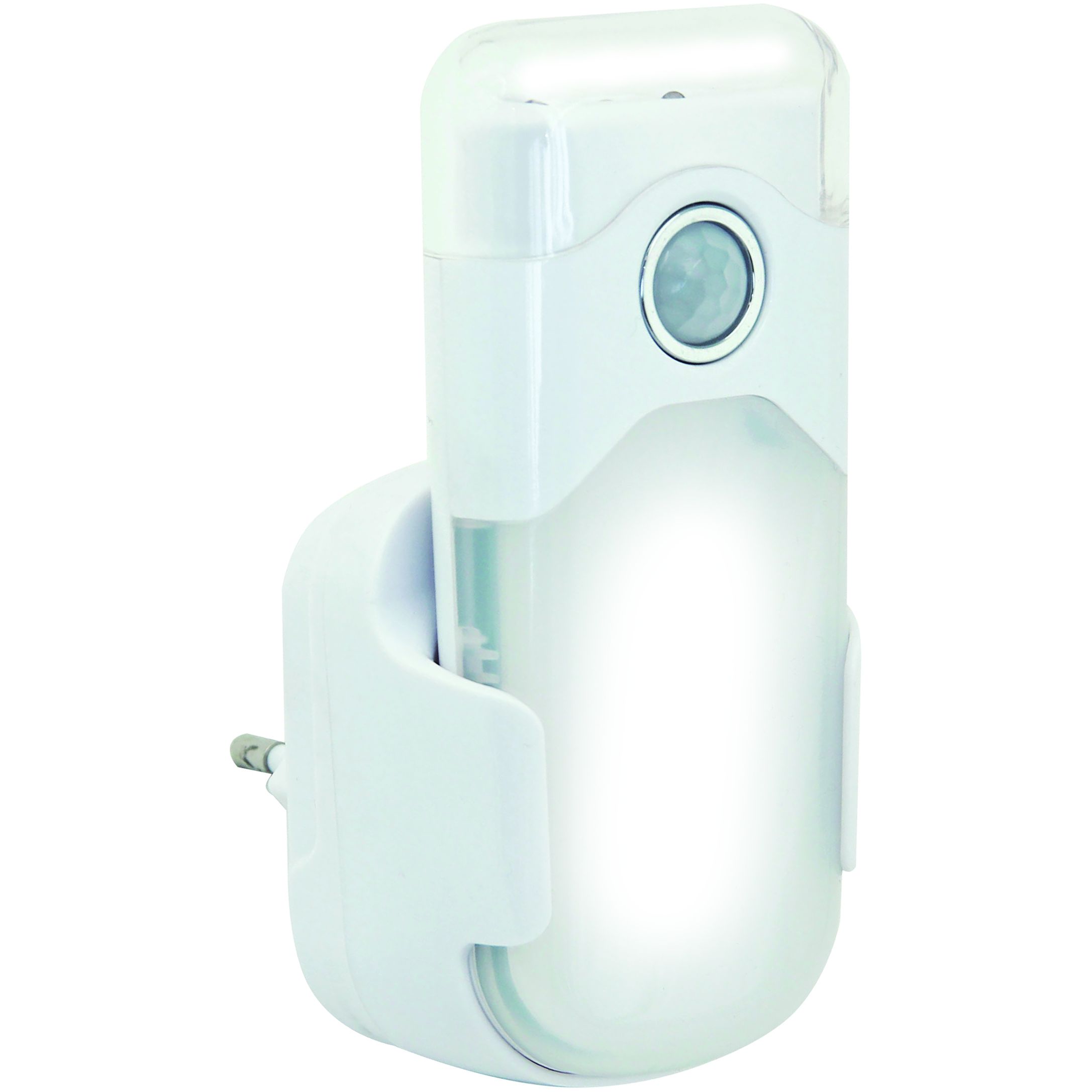 Veilleuse avec détecteur de mvts + torche + lampe anti black-out Prise H