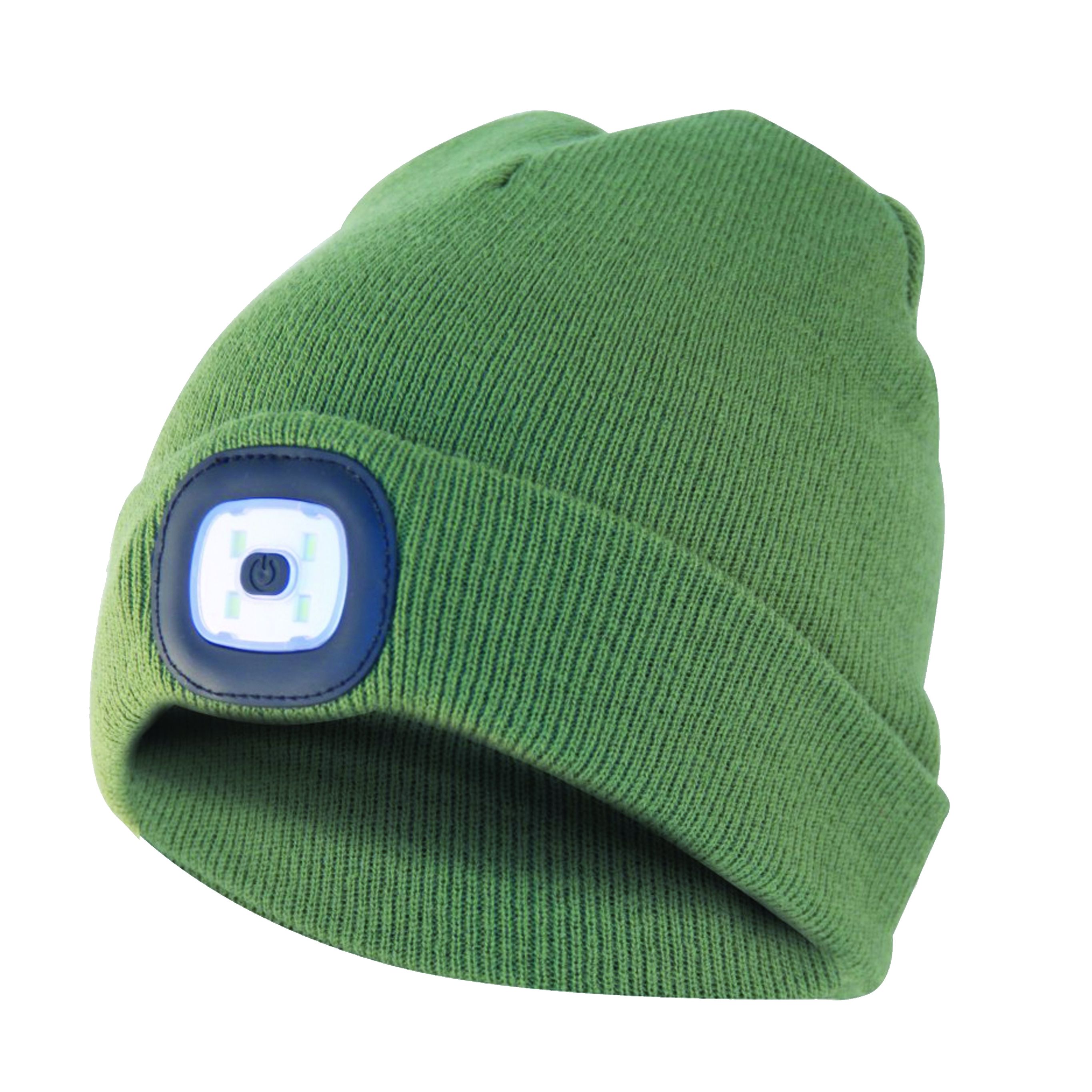 Bonnet LED rechargeable vert