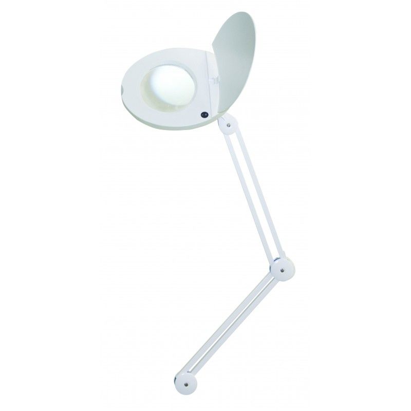 Lampe LED 8W avec loupe 3 dioptries et bras articulé -LE002LED