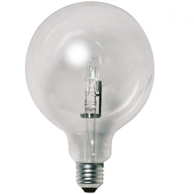 Ampoule halogène - Globe ø80mm claire 57W E27 - Image 2