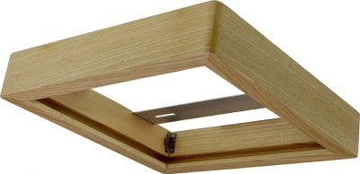 Cadre en bois 300x300 pour panel - Frêne - Image 2