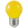Ampoule LED Ronde E27 3W Jaune - Digilamp - Image 2