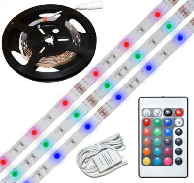 KIT Ruban LED Multicolore + Blanc Long 3,0m 30 led/M IP44 18W + alimentatio - Image 2