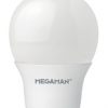 Ampoule LED Standard A60 2800K 8,5W 600 lumen B22 -dim. -Megaman - Image 2