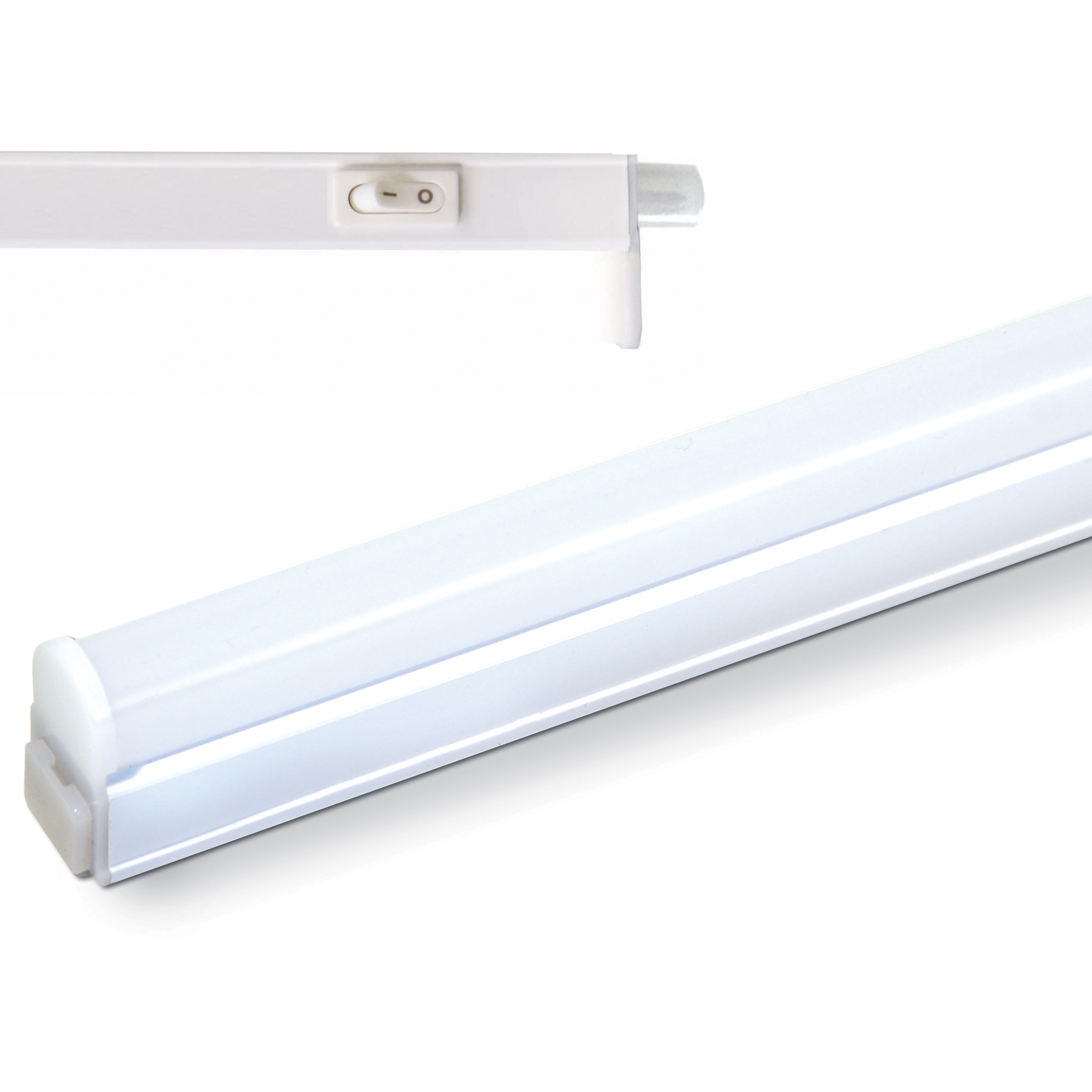 Réglette LED T5 4W 31cm avec interrupteur, 4000K -RS4-4W 