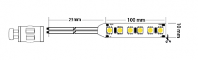 Kit LED Rayon LR06 - réglette 2P 100 cm 4000K