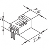 PCB 180° Prise blanche - Image 2