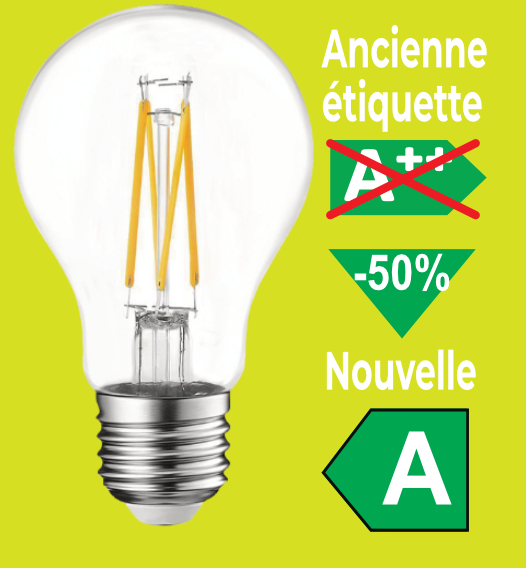 Ampoule LED Fil. (D) Std. claire 3000K 7W 1521L B22 - classe A