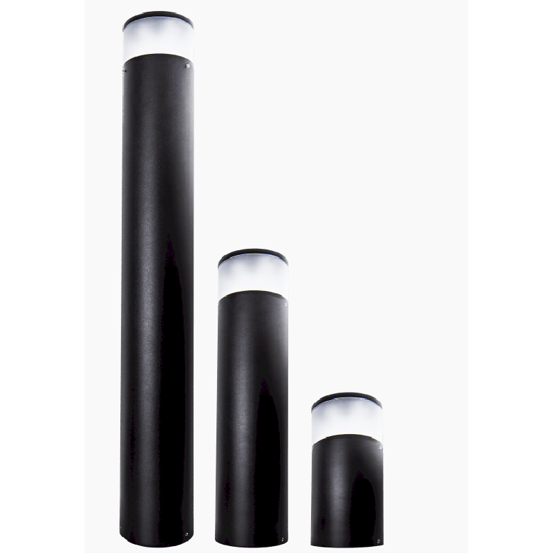Potelet Noir  ø115mm - 20cm