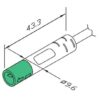 Plug FK2-F IP54 couleur verte 24V