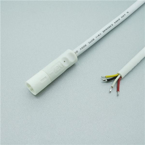 RGB Femelle plug 4 broches couleur blanche